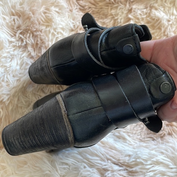 Rag & Bone | HARROW Leather Ankle Boho Boots Booties | Black | Size 36 | 5.5 US - Picture 13 of 13